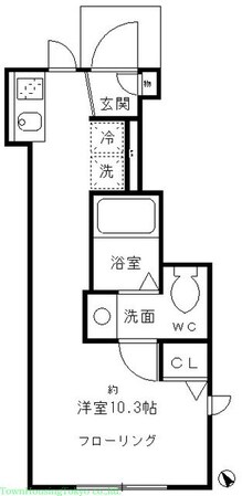 アドウビ学芸大学の物件間取画像